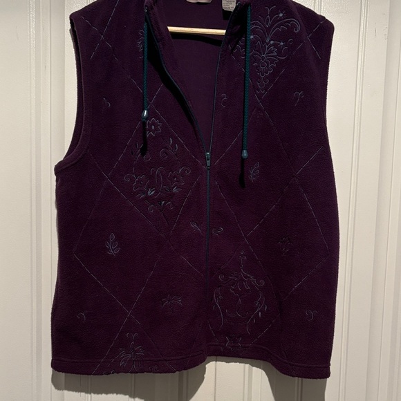 TanJay Deep Purple Vest with Teal Accents - Picture 5 of 6